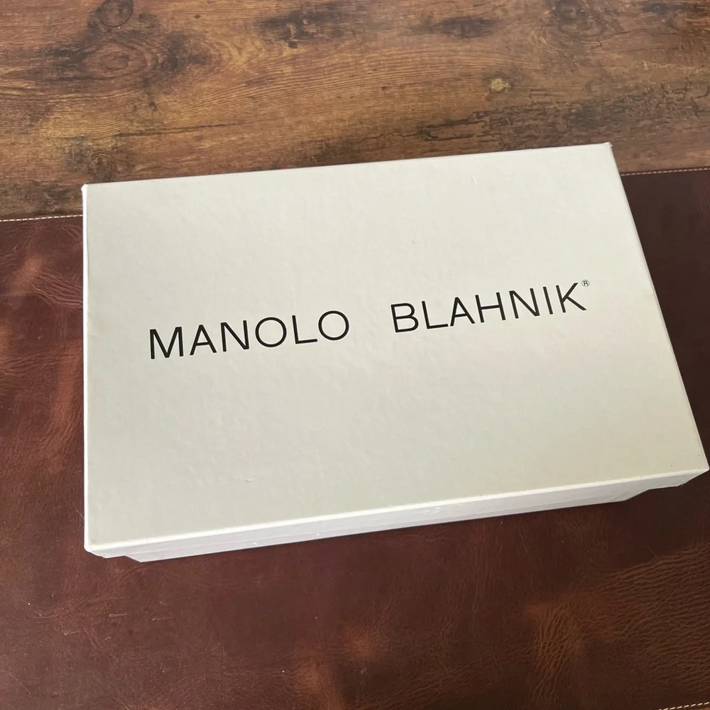 Manolo Blahnik Tweed Buckel Pumps (original box) - Picture 7 of 10